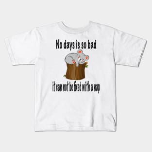 Napping Koala Kids T-Shirt